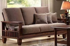 solid wooden sofa 3 seater