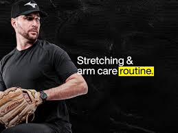 stretching and arm care routine versus