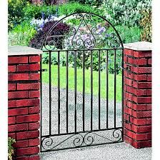 Marlborough Arch Top Metal Garden Gate