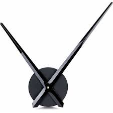 Large Black Wall Clock With Simple