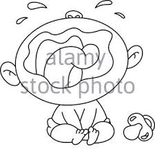 Maybe you would like to learn more about one of these? Vector Illustration Of Cartoon Baby Crying Stock Vector Image Art Alamy