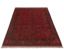 khal mohammadi afghan rug red 230 x 172 cm