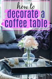 how to decorate a coffee table 15