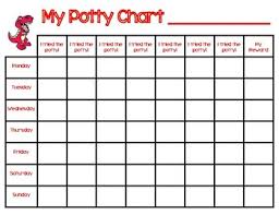 potty training chart teaching resources