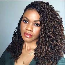 They have a certain african hair vibe around them, but anyone can have them and look ultimately stylish. Passion Twist Braids Mahogany Natural Hair Salon Spa Palm Beach