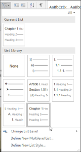 Add Chapter Numbers To Captions In Word