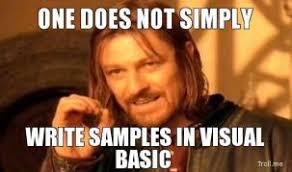 one-does-not-simply-write-samples-in-visual-basic-thumb.jpg via Relatably.com