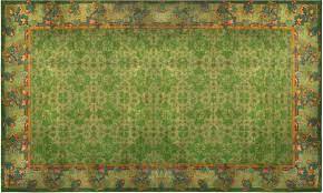 irish donegal green handmade wool rug