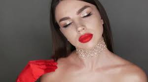 beautiful model with big lips
