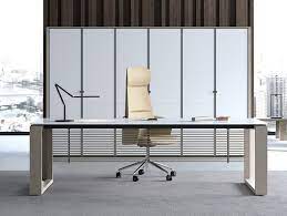 Arche Rectangular Glass Executive Desk