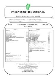 We did not find results for: Patents Office Journal Irish Patents Office