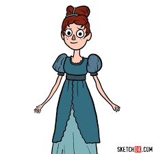 How to Draw Beatrice as a Human from 'Over the Garden Wall'
