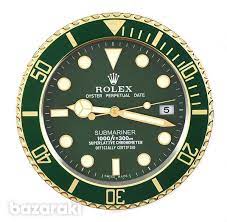 Rolex Wall Clocks Green Gold 100