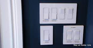 Labels On A Bank Of Light Switches