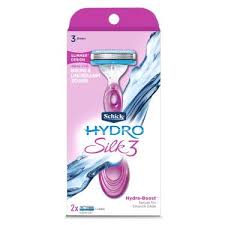 4 schick hydro5 razor blades cartridges fits power shaver replacement refills 4. Schick Hydro Silk 3 Razors For Women With 2 Razor Blades Refills