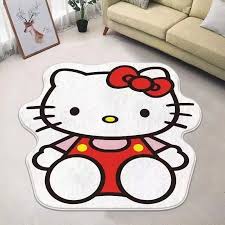 o kitty rug sanrio gift cute