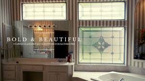 Static window film：please clean the glass window before sticking the window film, keep the glass window moist, no adhesive is needed, it can be removed and reused. Bold Beautiful Stained Glass Privacy Solutions For Bathrooms In Dallas Homes