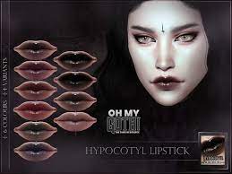 my goth hypocotyl lipstick