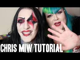 chris motionless clown makeup tutorial