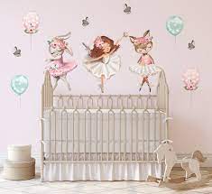 Ballerina Wall Decals Nursery Wall