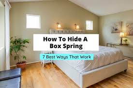 how to hide a box spring 7 best ways