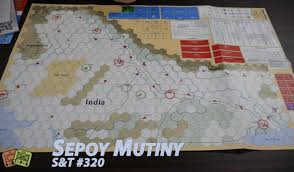 Unbagging Video: Sepoy Mutiny: The Great Indian Rebellion 1857-1859 in  Strategy & Tactics Magazine #320 from Decision Games – The Players' Aid