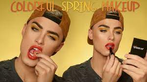 colorful spring makeup tutorial w jay