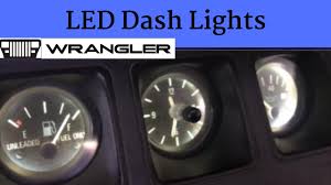 jeep yj led dash lights you