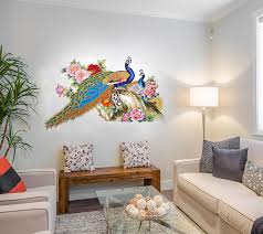 Best Wallpaper For Walls Amazon Wall Stickers Peacock