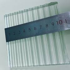 decorative ribbed glass s fluted