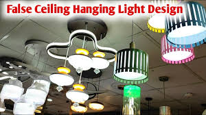 false ceiling hanging light design