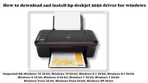 Hewlett and packard the hp deskjet 3720 as the world's smartest printer as it has various unique features. How To Install Hp Deskjet 3050 Driver In Windows 10 8 8 1 7 Vista Xp Youtube