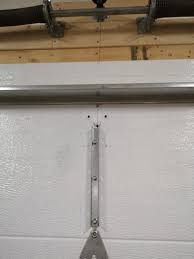 garage door bracket holes