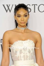 chanel iman light chagne strapless