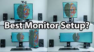 best way to setup my dual monitors