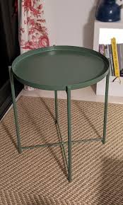 Gladom Tray Table Ikea Olive Side