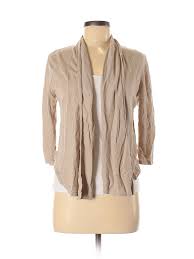 Details About Kate Hill Women Brown Cardigan Med Petite