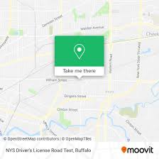 license road test in buffalo by bus