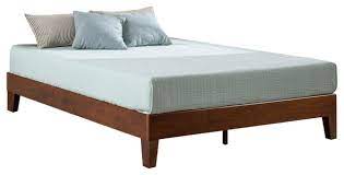 queen size modern low profile solid