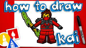 How To Draw Kai From Ninjago - YouTube