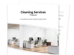 cleaning proposal template proposable