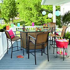 Bistro patio sets are a great choice for small areas like balconies and apartment patios. Outdoor Patio Furniture Patio Furniture Sets Kmart