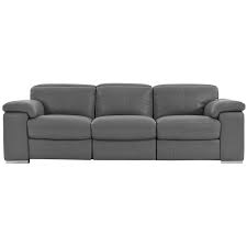 Charlie Gray Leather Power Reclining