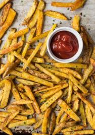 french fries crispy baked fries