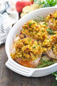 pork chops with stuffing the seasoned mom