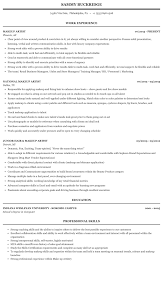 makeup artist resume sle mintresume