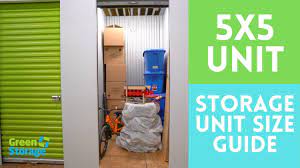 storage unit size guide 5x5 unit how