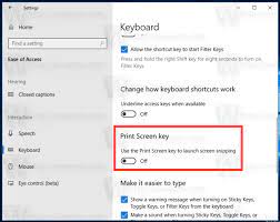 launch screen snipping in windows 10