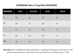 Giordano Mens Frog Polo 01018700
