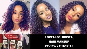 colorista hair makeup review tutorial